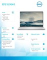 Dell Notebook XPS 16 9640/Ultra 7 155H/32GB/1TB SSD/16.3 UHD+ Touch/GeForce RTX 4060/WLAN + BT/Backlit Kb/6 Cell/W11Pro