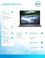 Dell Notebook Latitude 9450 2in1 Win11Pro Ultra 7 165U/16GB/512GB SSD Gen4/14.0 QHD+ Touch/Int/FgrPr/FHD/IR Cam/Mic/WLAN+BT/Backlit Kb/3C/vPro/3YPS