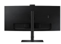 Samsung Monitor 34 cale ViewFinity S65VC VA 3440x1440 UWQHD 21:9 1xHDMI 1xDP 1xUSB-C (90W) 2xUSB 3.0 LAN (RJ45) 5ms HAS Webcam głośniki zakrzywiony 3Y