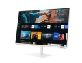 Samsung Monitor 27 cali SMART M7 VA 3840x2160 UHD 16:9 1xHDMI 2x USB 2.0 1xUSB-C (65W) WiFi/BT 4ms(GTG) głośniki płaski biały 2Yd2d (LS27CM703UUXD)