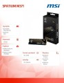 MSI Dysk SSD SPATIUM M371 500GB M.2 PCIe3 2200/1150MB/s