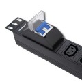 Qoltec Listwa zasilająca do Rack 19cali | circuit breaker | 1U | 10A | PDU | 8xIEC C13 | 2m
