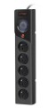 Armac Listwa zasilająca Z5 1.5M 5x230V 10A Z5/15/CZ czarna