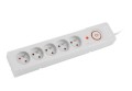 Armac Listwa zasilająca Z5 1.5M 5x230V 10A Z5/15/SZ szara
