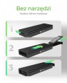 IcyBox Obudowa IB-1817MCT-C31 NVMe/SATA   M.2 2230/2242/2260/2280 Beznarzędziowa