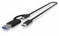 IcyBox Obudowa IB-1817MCT-C31 NVMe/SATA   M.2 2230/2242/2260/2280 Beznarzędziowa