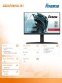 IIYAMA Zestaw monitor 23.8 cala GB2470HSU-B1 0,8ms,HDMI,DP,IPS,PIVOT,FreeSync,USB + głośnik bezprzewodowy Muvo Play Creative czarny
