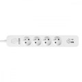 EVER Listwa antyprzepięciowa PROTECT 4PL 1A1C USB T/LZ12-PRO015/1000