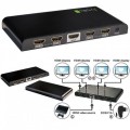Techly Rozdzielacz-splitter AV HDMI 2.0 1/4 Ultra HD 4Kx2K 3D