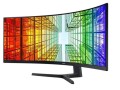 Samsung Monitor 49 cali ViewFinity S95UC VA 5120x1440 DQHD 32:9 2xHDMI 1xDP 1xUSB-C (90W) 3xUSB 3.0 LAN 5ms PinP/PbyP 120Hz HAS+PIV gł. zakrzyw. 3YOn-