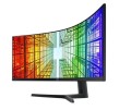 Samsung Monitor 49 cali ViewFinity S95UC VA 5120x1440 DQHD 32:9 2xHDMI 1xDP 1xUSB-C (90W) 3xUSB 3.0 LAN 5ms PinP/PbyP 120Hz HAS+PIV gł. zakrzyw. 3YOn-