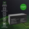 Qoltec Akumulator AGM | 12V | 3.3Ah | max. 49.5A