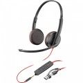 POLY Zestaw słuchawkowy Blackwire 3225 USB-C + USB-C/A (Bulk) 8X229A6