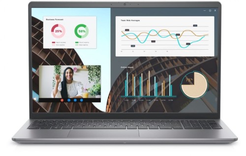Dell Notebook Vostro 15 (3530) Win11Pro i7-1355U/16GB/512GB SSD/15.6 FHD/Intel Iris Xe/FgrPr/Cam & Mic/WLAN + BT/Backlit Kb/4 Cell/3YPS Aluminium