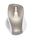 Asus Bezgłośna mysz bezprzewodowa MW202 4000 DPI Gold