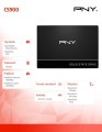 PNY Dysk SSD 500GB 2,5 S3 BULK SSD7CS900-500-SI