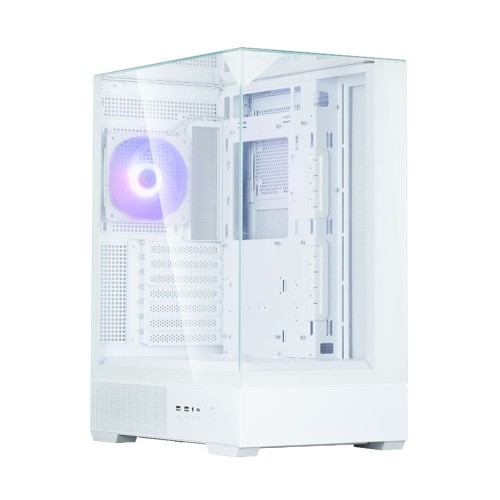 Zalman Obudowa P40 Prism Mid-Tower szkło hartowane biała