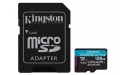 Kingston Karta microSD 128GB CanvasGo! Plus 200MB/s A2 U3 V30 + adapter