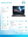 Dell Notebook G15 5530 Win11Pro  i5-13450HX/16GB/512GB SSD/15.6 FHD 165Hz/GeForce RTX 4050/Cam & Mic/WLAN + BT/Backlit Kb/6 Cell/3Y Basic Onsite