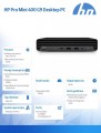 HP Inc. Komputer Pro 400 Mini G9 i5-12500T 512GB/8GB/W11P 885H7EA
