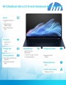HP Inc. Notebook EliteBook Ultra G1i  U7 258V/512GB/32GB/W11P/14.0   B9ZX2ET