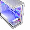 MODECOM Obudowa PC STELLAR 5F ARGB 20 Biała