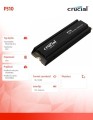 Crucial Dysk SSD P310 4TB M.2 NVMe PCIe 4.0 2280 radiator