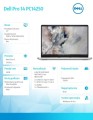 Dell Laptop Dell Pro 14 PC14250 W11P C5 220U/16GB/512GB/14.0 FHD+/INT/FgrPr/FHD/IRCam/Mic/WLAN+BT/BcklKb/3C/3YPS Platinum