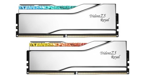G.SKILL Pamięć PC - DDR5 48GB (2x24GB) Trident Z5 Royal RGB 8400MHz CL40 Silver