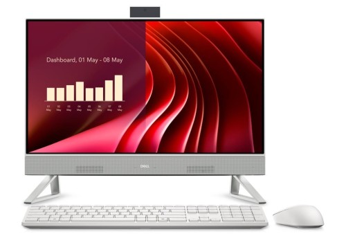 Dell Komputer Dell 24 All-in-One EC24250 Win11Pro i5-1334U/16GB/512GB SSD/23.8 FHD/Intel Iris Xe/Cam/WLAN + BT/Backlit Kb/3Y ProSupport