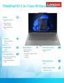 Lenovo Ultrabook Thinkpad X1 2-in-1 Gen10 21Q000A2PB W11Pro Ultra 7 255U/32GB/1TB/INT/14.0 2.8K/Touch/Grey/3YRS Premier Support + CO2 Offset