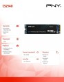 PNY Dysk SSD 2TB M.2 2280 BULK M280CS2140-2TB-SI