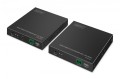 Digitus Przedłużacz (extender) światłowodowy HDMI 4K/60Hz przez IP 1G lub do 40km/300m, HDMI Loop-Out, sterowanie IR - zestaw (odbiornik/nadajnik)