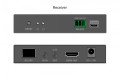 Digitus Przedłużacz (extender) światłowodowy HDMI 4K/60Hz przez IP 1G lub do 40km/300m, HDMI Loop-Out, sterowanie IR - zestaw (odbiornik/nadajnik)