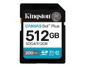 Kingston Karta SD 512GB Canvas Go Plus 200/160 MB/s C10 U3 V30