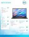 Dell Laptop Dell 15 DC15250 W11P i7-1355U/16GB/512GB SSD/UHD/WLAN + BT/15.6 FHD/Backlit Kb/4 Cell/65W/3YPS Carbon Black (Plastic)