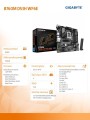 Gigabyte Płyta główna B760M DS3H WF6E GEN5 s1 700 4DDR5 HDMI/DP mATX