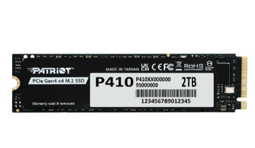 Patriot Dysk SSD 2TB P410 PCIe M.2 Gen4 x4 NVMe 1.4 2280 5000/4500MB/s
