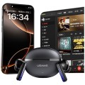 USAMS Słuchawki bluetooth TWS E02 ANC+ENC czarne