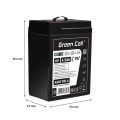 Green Cell Akumulator AGM VRLA 6V 4,5Ah IP54