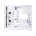 Chieftec Obudowa VISIO GM-30W-T G-OP 6xwentylator ARGB biała