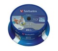Verbatim BD-R 6x 25GB 25P CB HTL Printable NO ID 43811