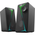 Defender Głośniki komputerowe J5 2.0 6W LED USB Czarne