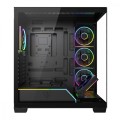 MODECOM Obudowa PC VOLCANO STELLAR PLUS ARGB MIDI 5F Czarna