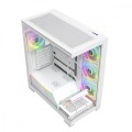 MODECOM Obudowa PC VOLCANO STELLAR PLUS ARGB MIDI 5F Biała