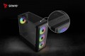Savio Obudowa komputerowa Noctis FLOW RGB X1
