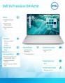Dell Laptop Dell 14 Premium DA14250 Win11Pro U7-255HX|32GB|1TB SSD|Nvidia RTX 4050 |WLAN + BT|14.5 OLED Touch|Backlit Kb|6 Cell|100W
