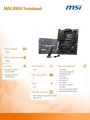 MSI Płyta główna MAG B850 TOMAHAWK WIFI AM5 4DDR5 ATX