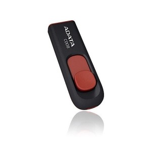Adata Pendrive Dashdrive C008 64GB USB Czarno-czerwony