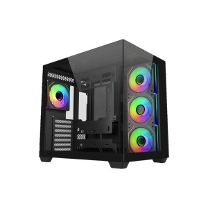 Cooler Master Obudowa Elite 681 Panoramic 270° szkło hartowane czarna